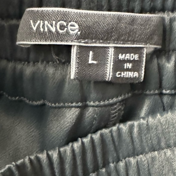 Vince Gray Tuxedo Stripe Joggers Size Large - Picture 3 of 4